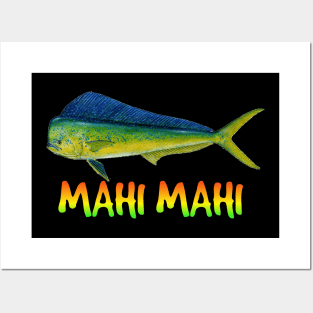 Mahi mahi Hawaiian fish Posters and Art